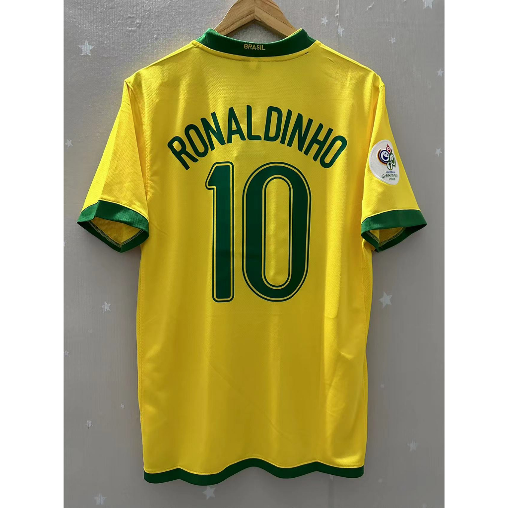 Brazil Jersey Custom Home Soccer Jersey 2006