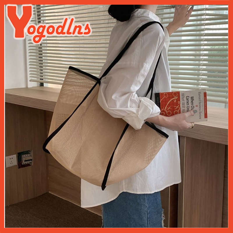 Yogodlns Fashion Canvas Handbag and Purse Female Large Capacity Shoulder  Bag Letter Design Crossbody Bag Casual Totes Bag Bolsa