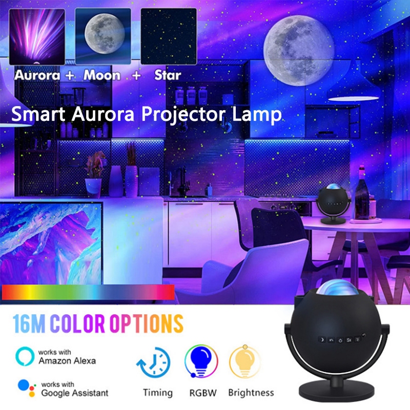 New Smart Sunset Lamp Projection Rgbic Sunlight Lamp Alexa Google