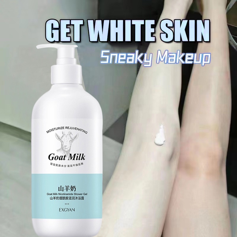 Whiening body wash Goat milk shower gel 500ml whitening shower gel body  care permanent whitening and whitening artifact - AliExpress