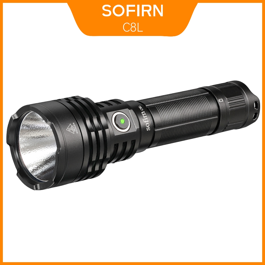 Sofirn SF26 Tactical Flashlight Max 2000 Lumens, Rechargeable EDC  Flashlight SFT40 LED with Tail Switch