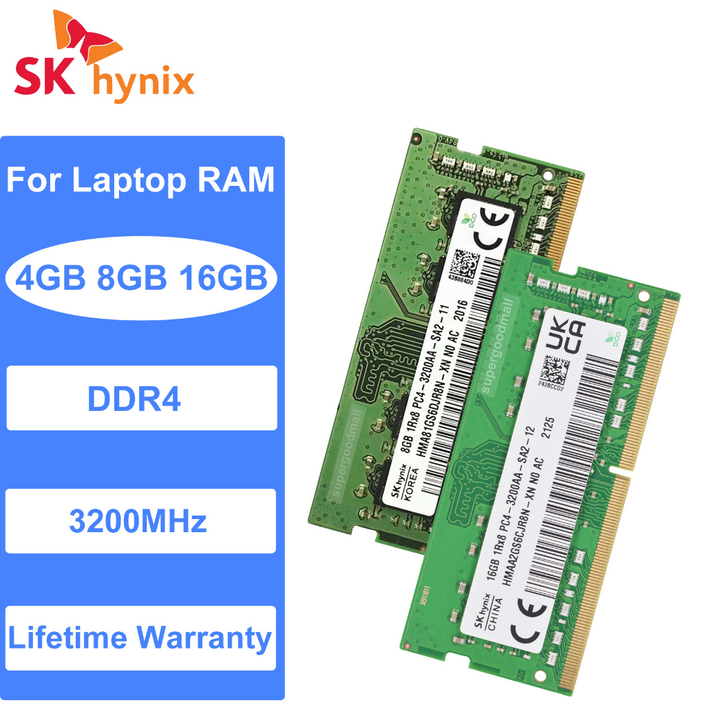 SK Hynix 4GB 8GB 16GB PC4 3200AA DDR4 3200MHz 260Pin 1.2V SODIMM