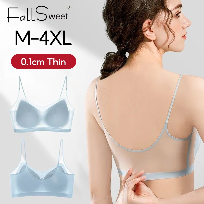 FallSweet 2 pcs / lot Sexy Wire Free Bras for Women Seamless Deep
