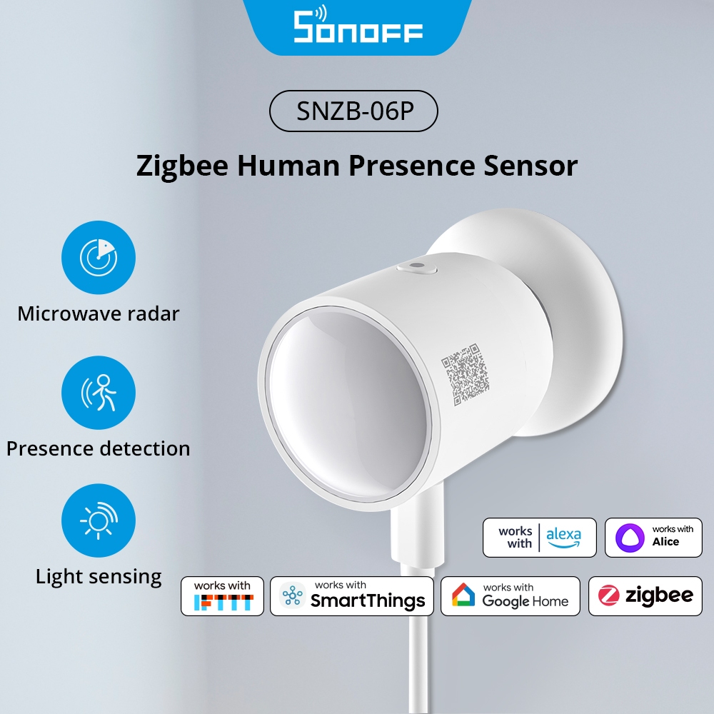 SONOFF Zigbee Smart Home Security Kit, Automation Controller System,Zigbee  Motion Sensor Works with Alexa, Google Home