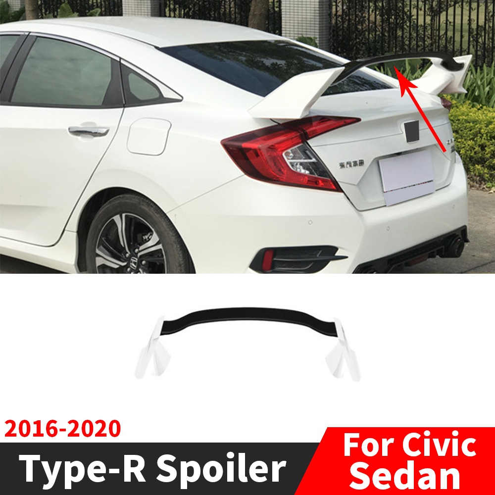 Sport Rear Trunk Spoiler Wing Tail Air Deflector Boot Lip Tuning For  Mercedes Benz C W205 Sedan and AMG C63 C43 4 Door 2014-2021