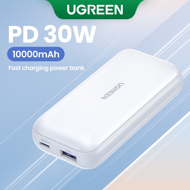 UGREEN 10000mAh Fast Charging Power Bank (Blue)