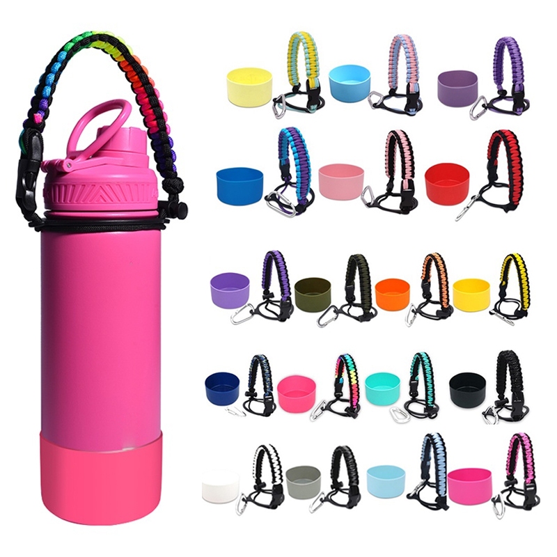 Hydroflask Cup Rope Aquaflask Accessories Paracord Handle Multi-functional  Hand Weave Rope Water Bottle Handle Wide Mouth Bottles Strap Portable Rope  (for Wide Mouth Insulated Bottle)