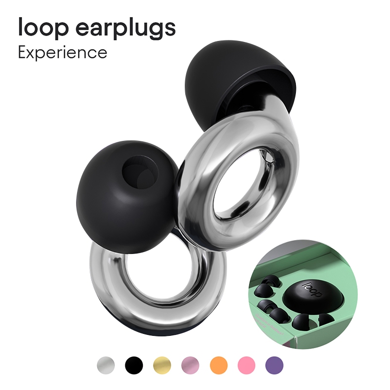 Loop Quiet Ear Plugs for Noise Reduction - Black for sale online