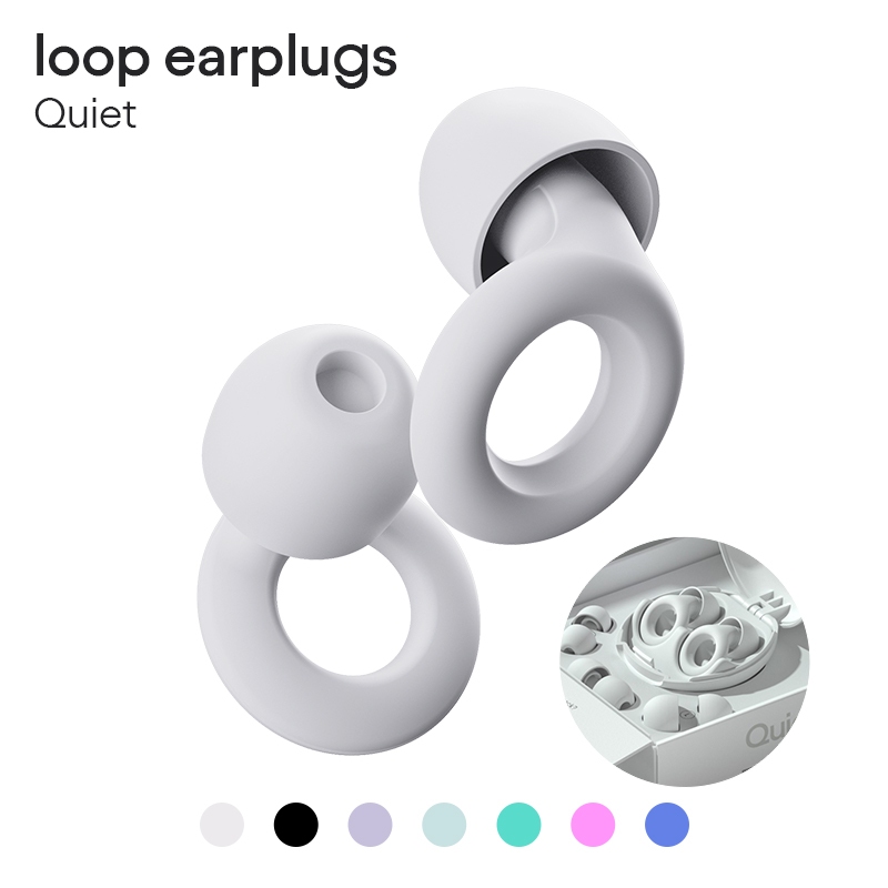 Loop Quiet Ear Plugs for Noise Reduction - Black for sale online