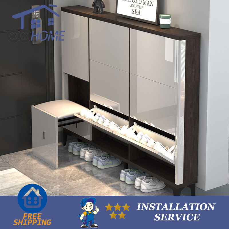 Stool shoe storage outlet