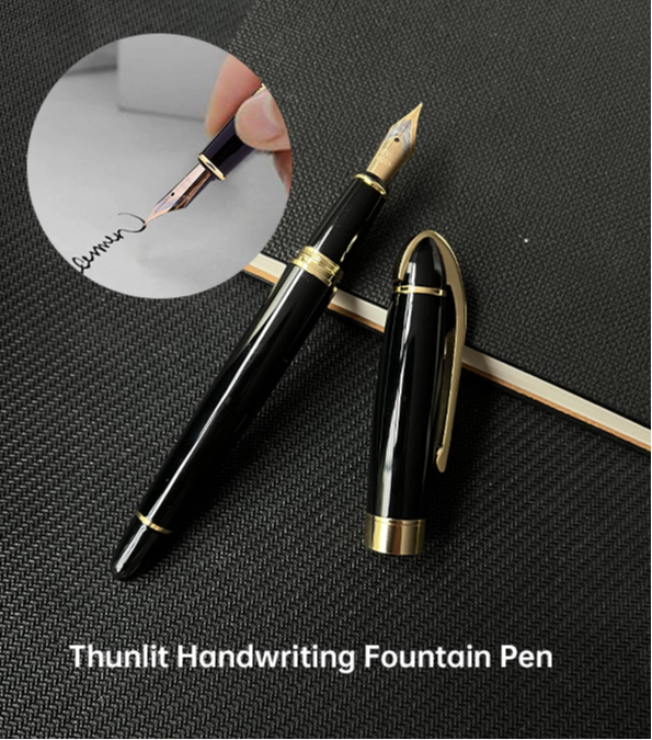 Thunlit Fountain Pen Ink 20ml Black Bottle Ink for Fountain Pens Smooth  Writing