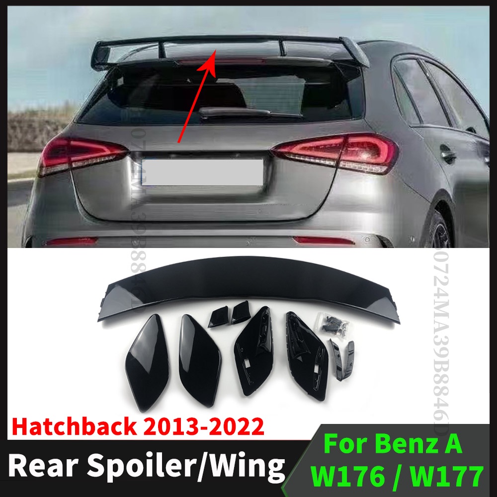 Rear Trunk Spoiler Wing Air Deflector Splitter Tuning For Mercedes Benz C  class W205 Sedan 2014-2021 and AMG C43 C63 4 Door