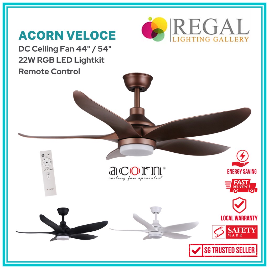 Bestar Wind 5 blades DC Motor Ceiling Fan with LED - Regal Lighting