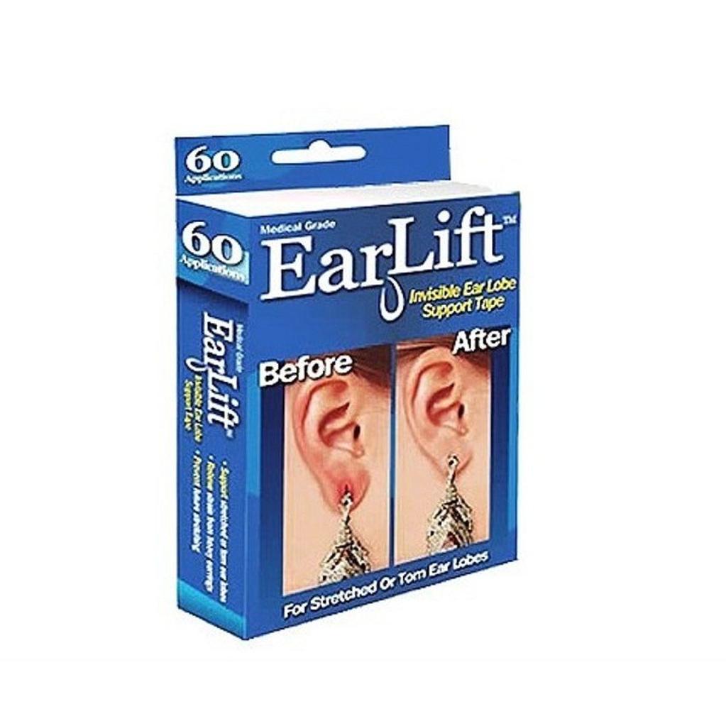 Earlift Invisible Ear Lobe Support Solution- 60 Count