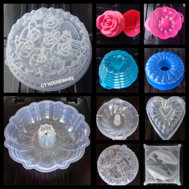 Rose Bundt Agar Agar Jelly Silicone Mold