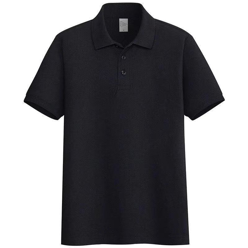 plain black polo t shirt mens