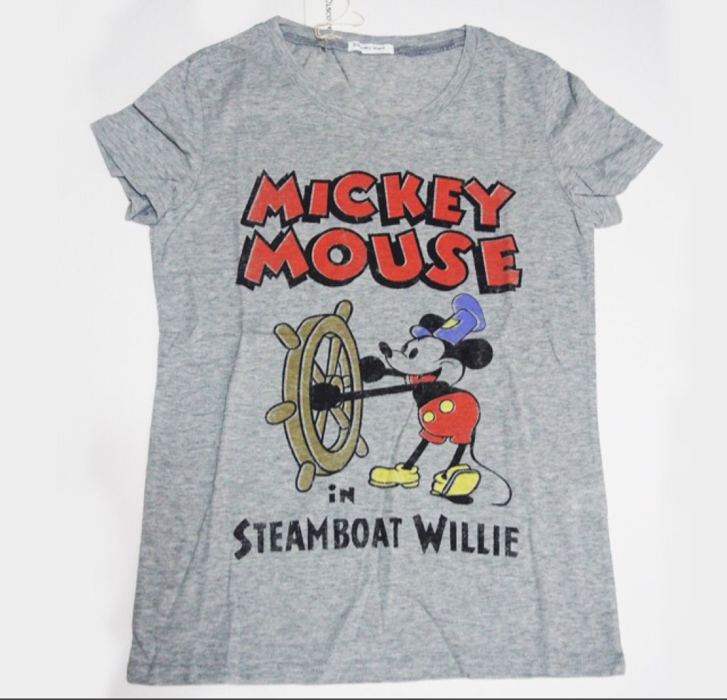 Mickey Mouse Steamboat Willie Tee (Ladies Wear