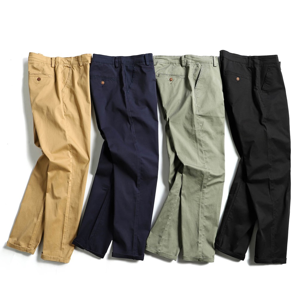 Plus size black khaki pants sale