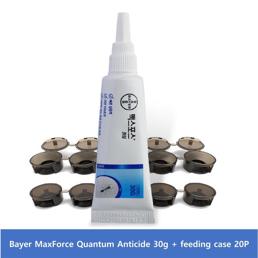 Bayer MaxForce Quantum 30g + feeding case 20P (For ants) / Ant Killer Gell  / Ant insecticide / ant gel bait