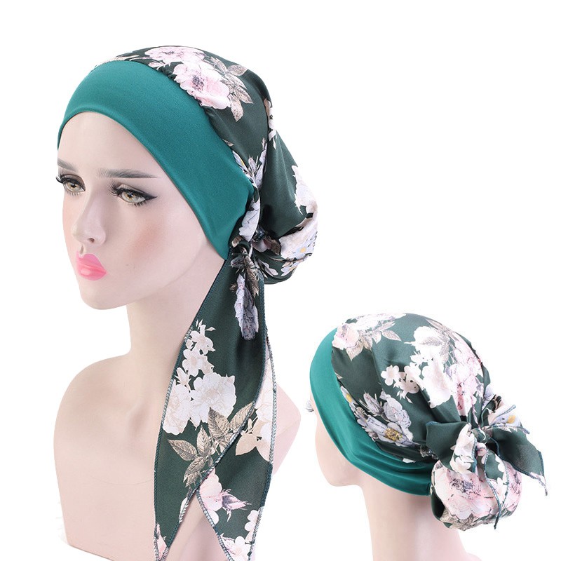 Hijab Inner Plain Mercerized Cotton Muslim Underscarf Head Cover Cap Free  Size Inner Cap