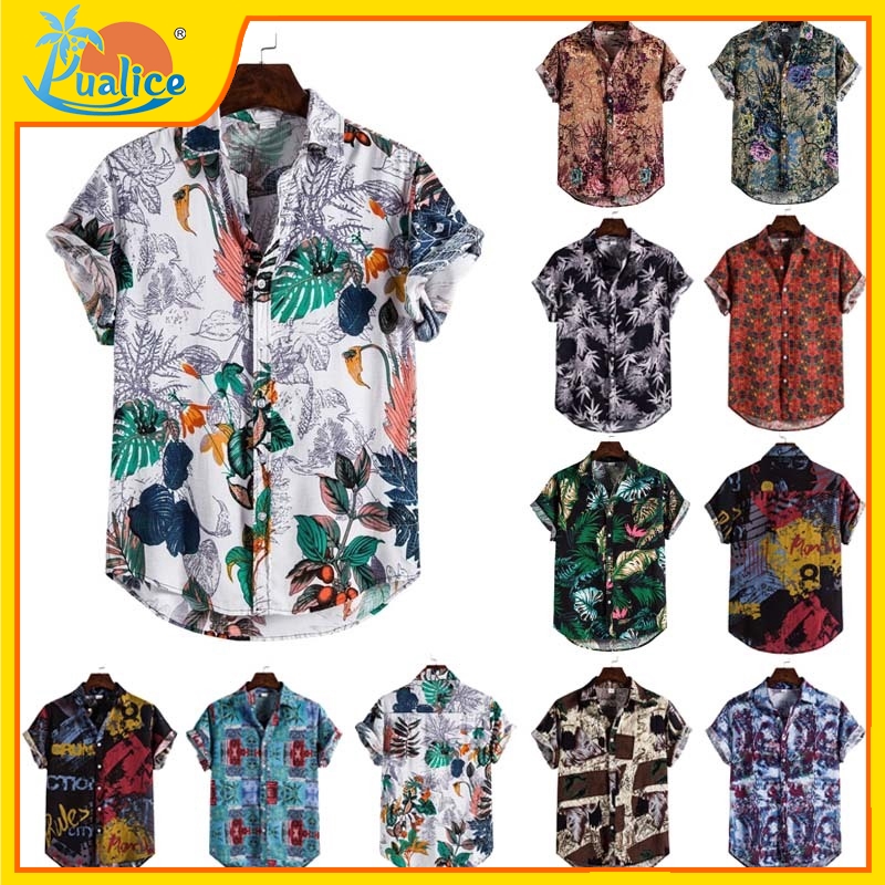 Mens holiday short sleeve on sale shirts