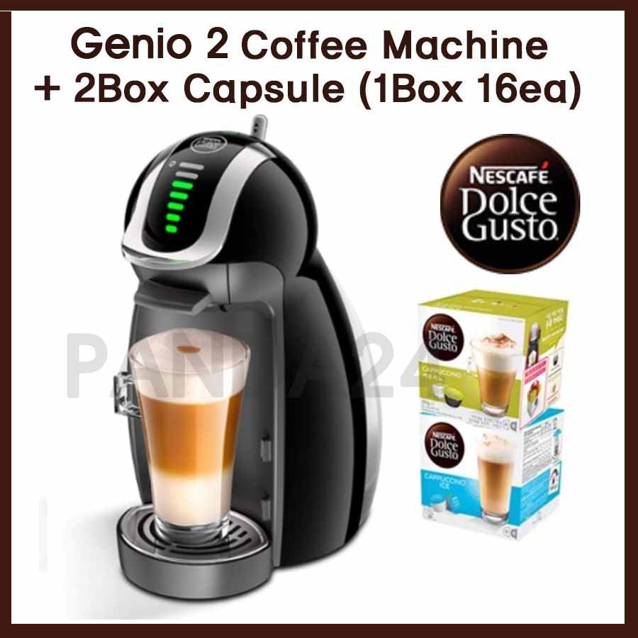 NESCAFE Dolce Gusto Genio 2 Coffee Machine, Single Serve Espresso and  Cappuccino Pod Machine 