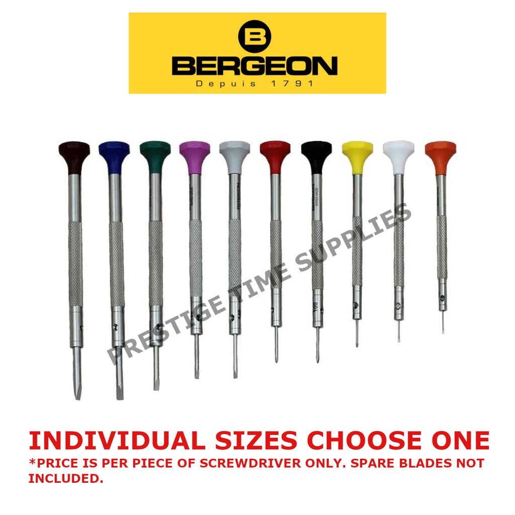 Bergeon discount watchmakers screwdrivers