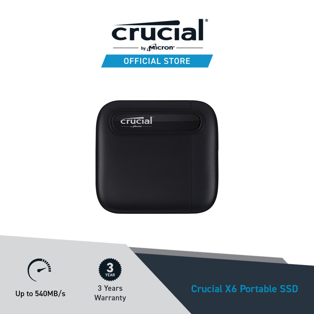 Crucial X6 4tb Portable Ssd  Crucial X6 1tb Portable Ssd - X6 500g 1tb 2tb  4tb - Aliexpress