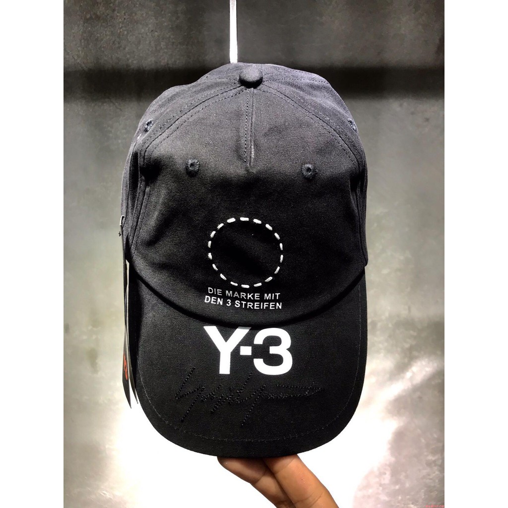 Y3 cheap cap black