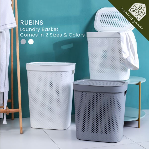 Laundry basket deals with cover