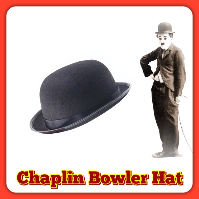 Charlie chaplin best sale bowler hat