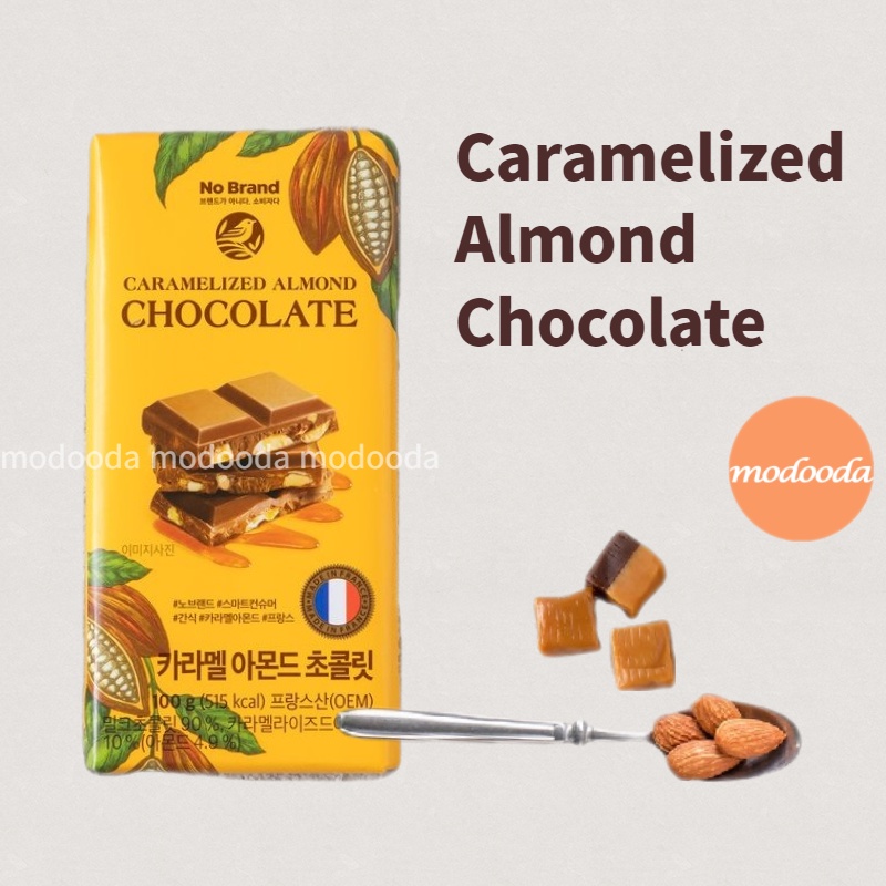 Emart No Brand] Caramelized Almond Chocolate 100g