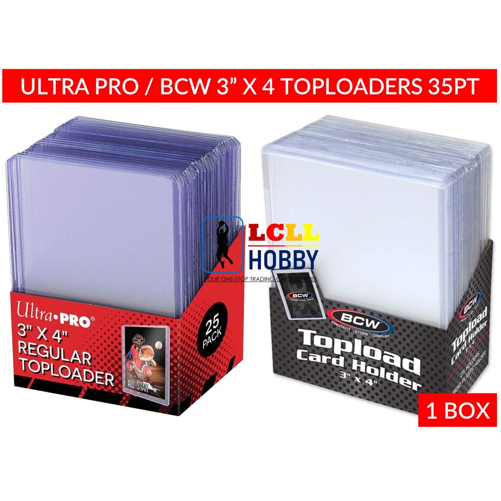Set of 25 Toploaders regular 3 x 4 by UltraPro