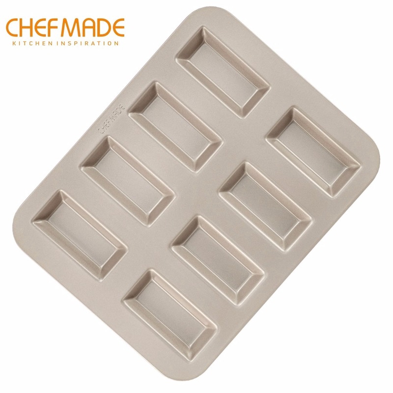 CHEFMADE Financier Cake Pan 8 Cavity Non