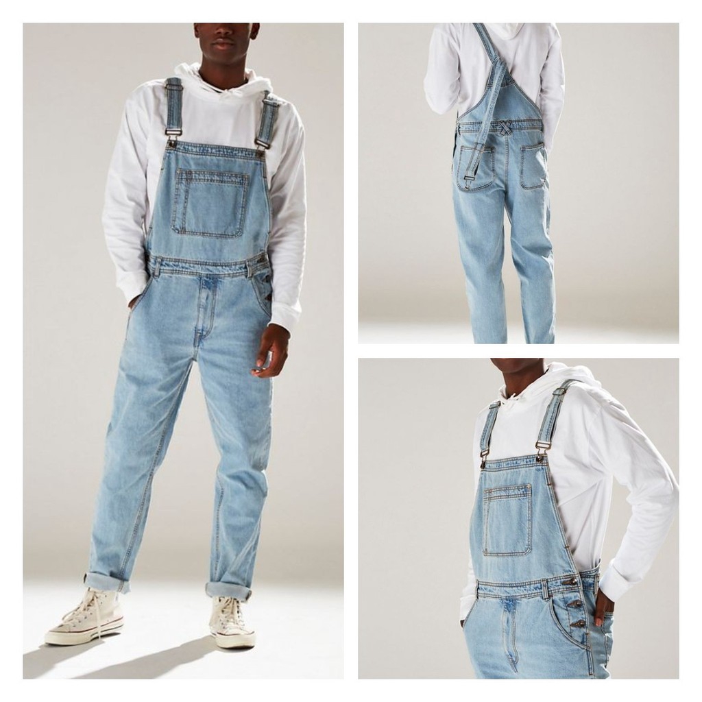 Mens jean overall store jumper