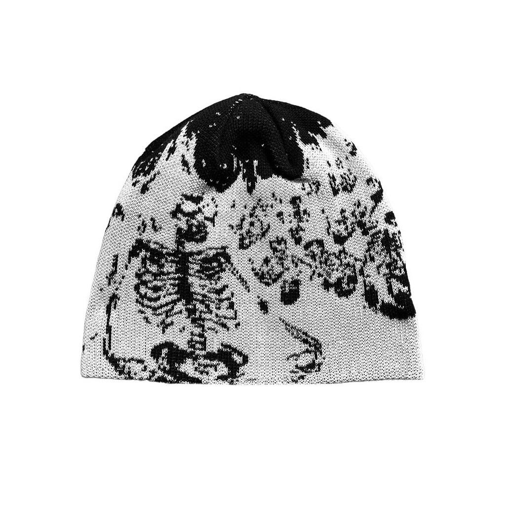 PIET OAKLEY SKULL BEANIE みじかく BONE WHITE