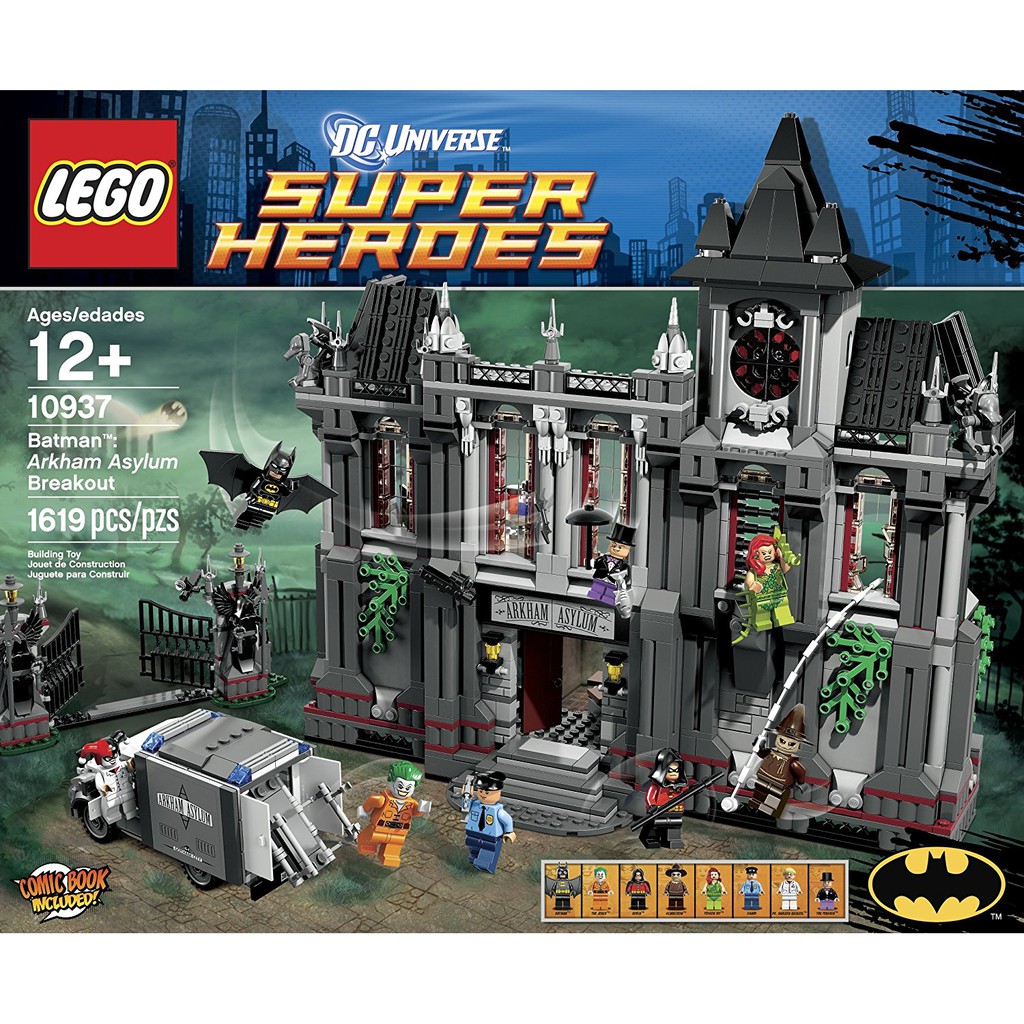 Lego 10937 Batman Arkham Asylum Breakout Shopee Singapore
