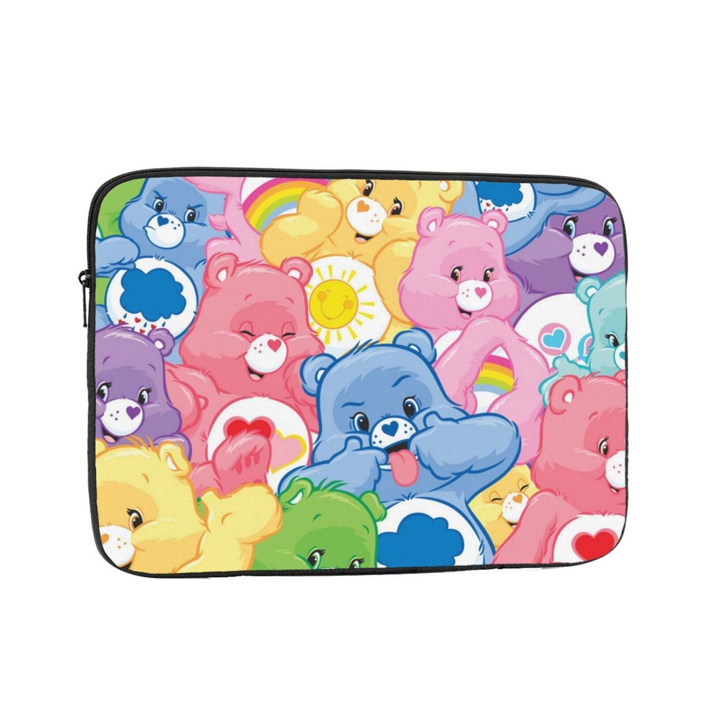 Care Bears Print Laptop Sleeve Case 10 17 Inch Laptop Sleeve Bag Computer Protective Case Portable Notebook Cover with Zipper for Boys Girls Men Women