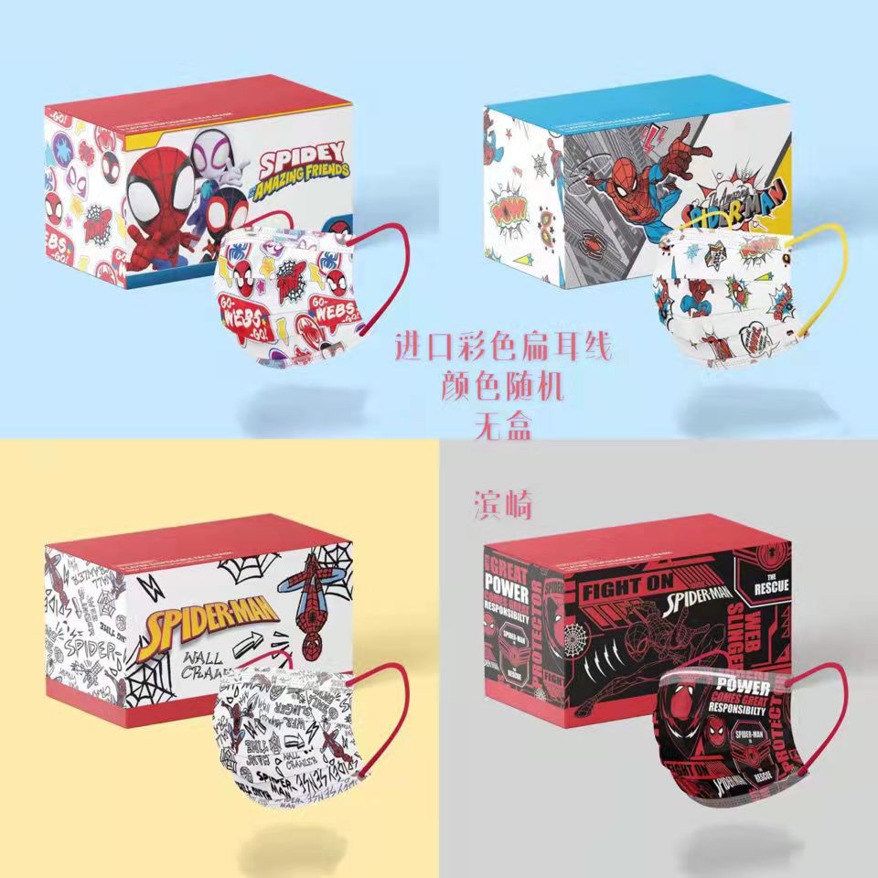 5pcs Disney Marvel Cartoon Anime Figure Drinking Straw Spiderman Iron Man  Reusable Straws Children's Birthday Party Supplies