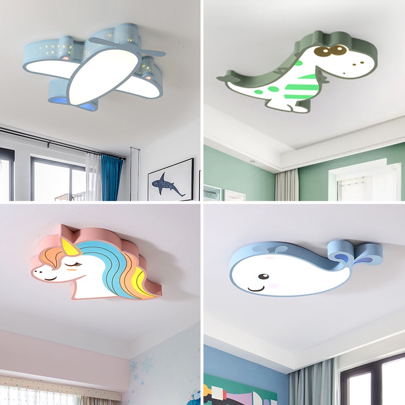 Luxury Modern led Ceiling Lights for home Bedroom Kids boys girls cartoon  aircraft Ceiling lamp with remote dimming Ceiling lamp,Modern led Ceiling  Lights for home Bedroom Kids boys girls cartoon aircraft Ceiling