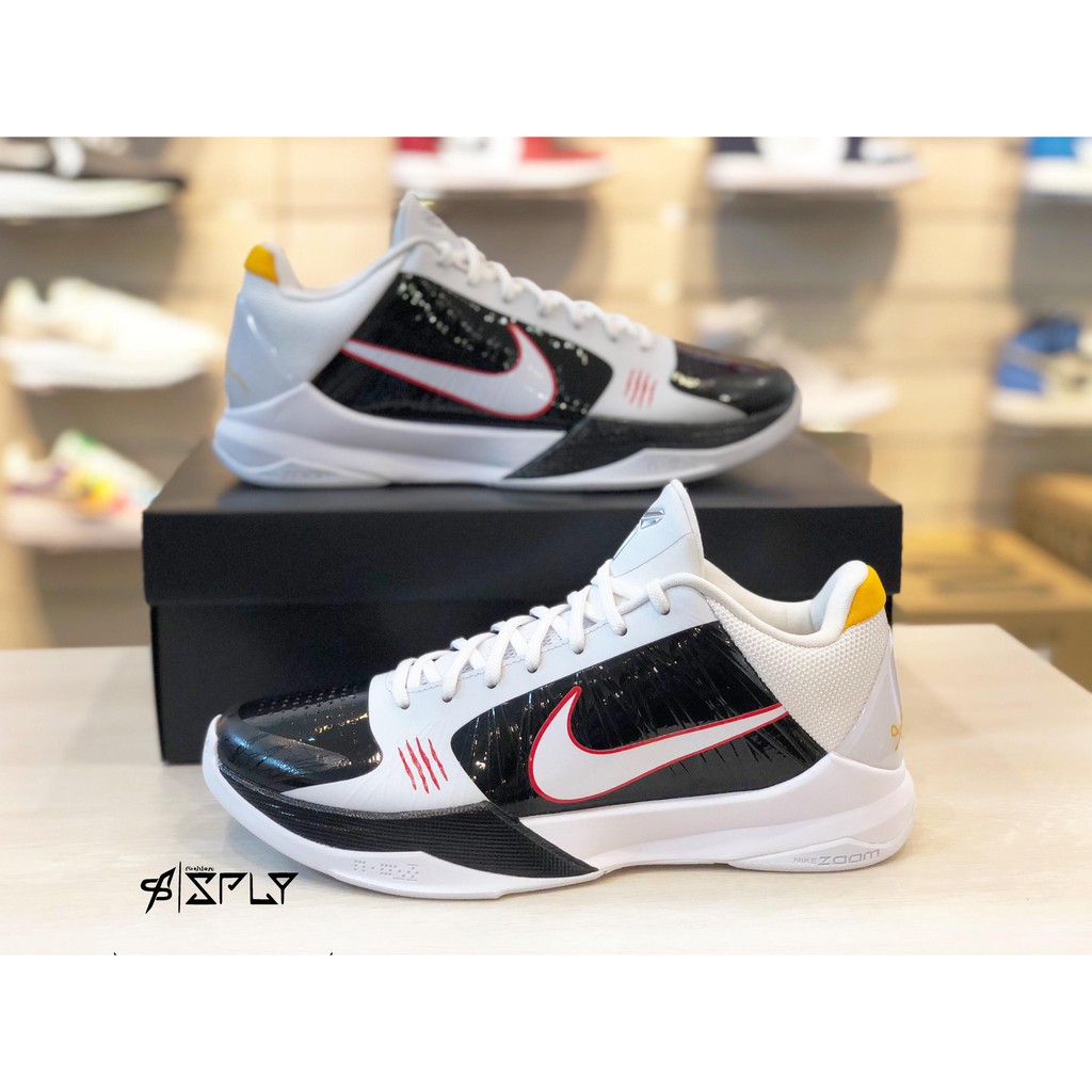 NIKE KOBE 5 PROTRO BRUCE LEE Black White Bruce Lee Basketball Shoes Leisure  Sports KOBE5 Training Running Shoes