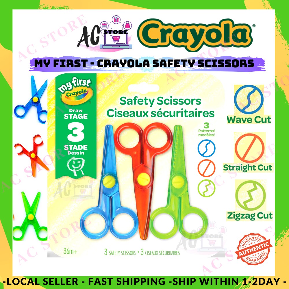 Crayola Crayola 2 Crayola Safety Scissors - Ouch! free. Only cuts