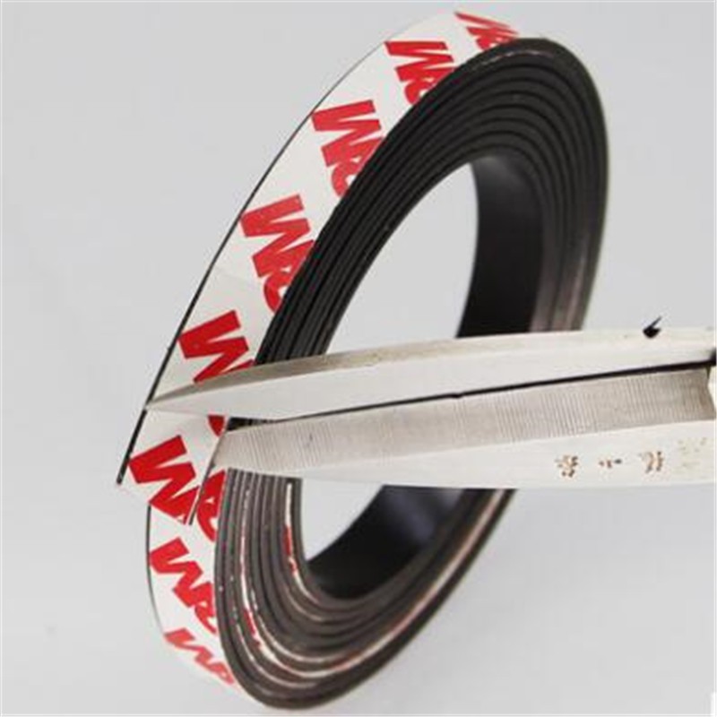 Magnetic Tape Magnetic Strip 2Meters Rubber Magnet 10*1.5mm Self