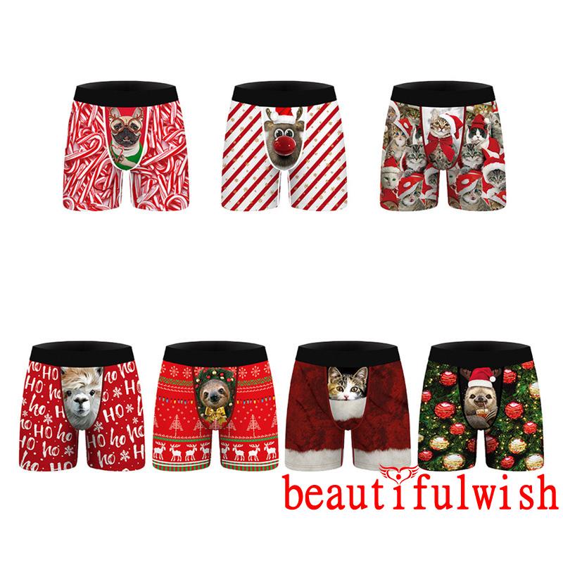 Men's Christmas Underwear, Boxers & Boxer Briefs