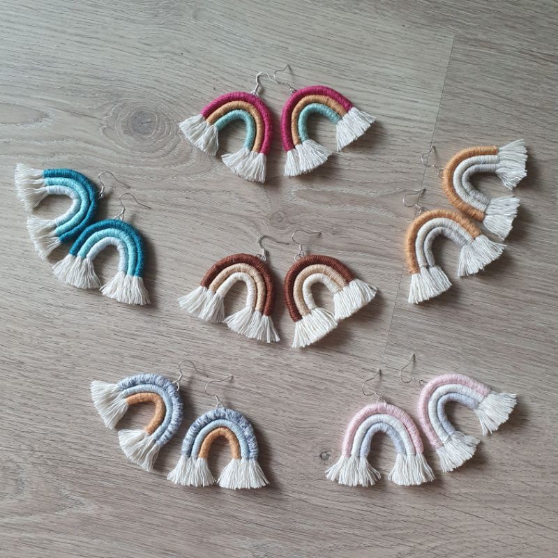 Rainbow earring deals