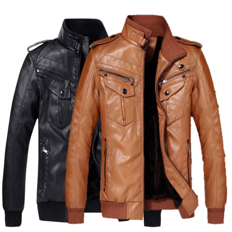 NEW Trend Men s Genuine Leather Jacket Silverstone RFLA Ariel Noah Shopee Singapore