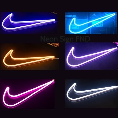 Nike logo hot sale light