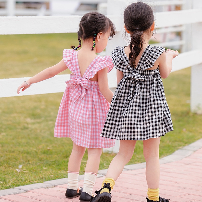 Checkered on sale summer dress