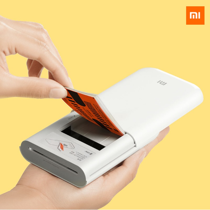 Xiaomi Mi Portable 2x3 Instant Photo Printer with AR Audio Photos Dynamic  Videos Printing Pictures on Zink Sticky-Backed Paper from Your iOS &  Android Device : : Electronics