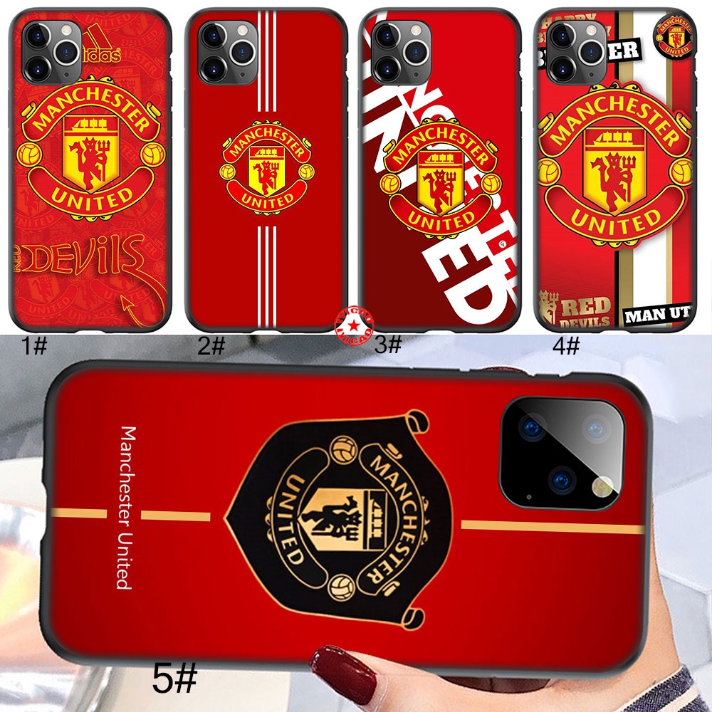 IIS54 Manchester United FC Soft Silicone Phone Case for iPhone 13